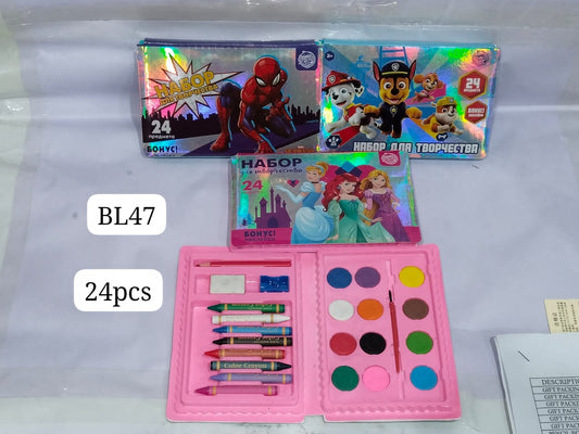 Paw Patrol, Spiderman & Disney Princess Creative Art Set for Kids