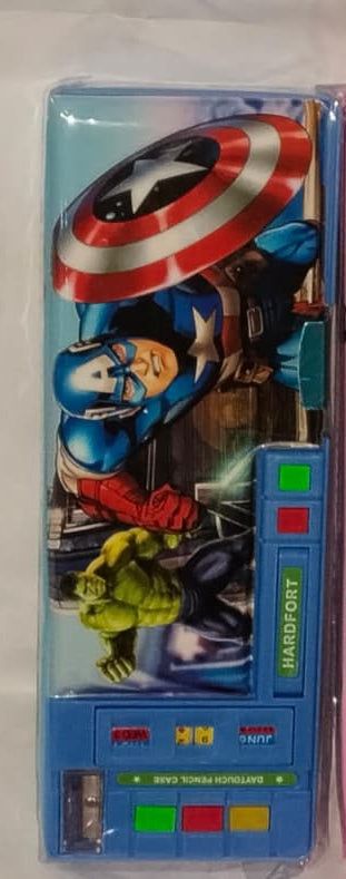 5 Buttons Geometry Box for Kids – Fun & Durable School Stationery Set