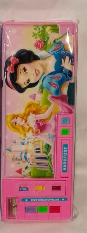 5 Buttons Geometry Box for Kids – Fun & Durable School Stationery Set