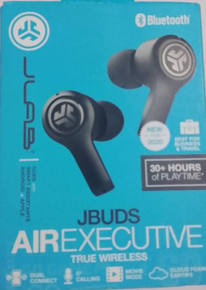 JLab JBuds Air ANC True Wireless Earbuds | Active Noise Cancelling Bluetooth 5.2 Earphones with Charging Case & Mic
