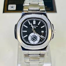 Martyn Line Minimalist Watch with Date – Elegant Stainless Steel Design