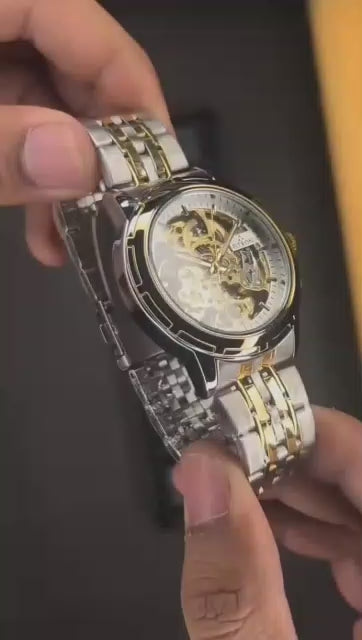 Fitron Automatic FTN-8306 Luxury Men’s Watch | Self-Winding Mechanical Dial | Stainless Steel Premium Wrist Watch