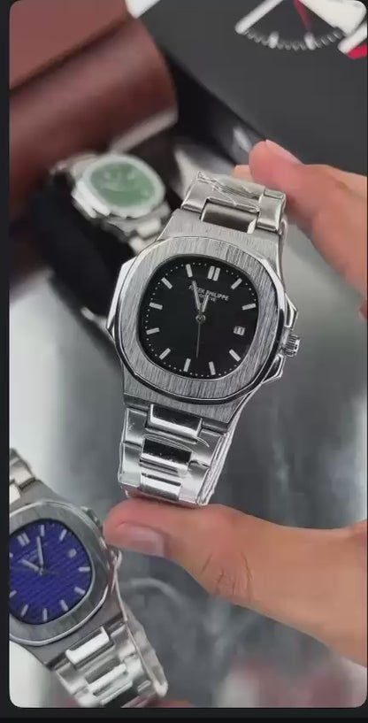Patek Philippe Nautilus Men’s Luxury Automatic Watch | Stainless Steel Sport Chronograph